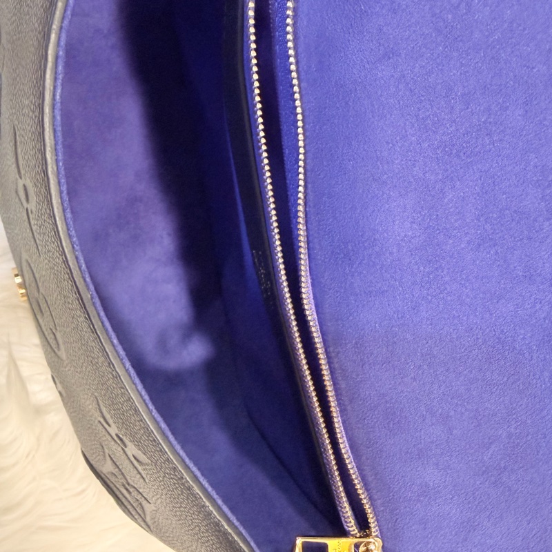 LV Diane 黑牛皮 皮革肩背帶 +斜背帶-13