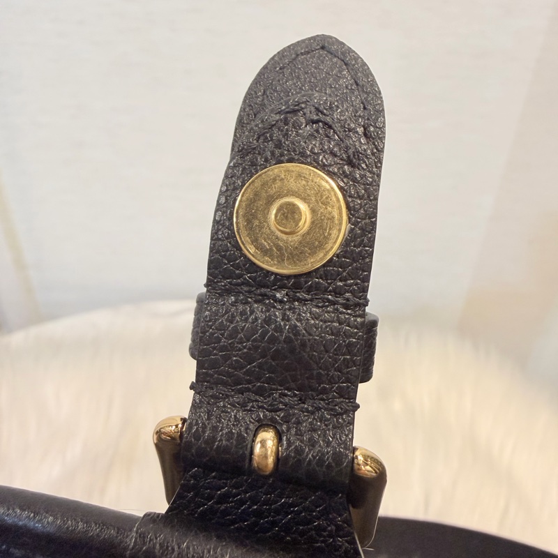 LV Diane 黑牛皮 皮革肩背帶 +斜背帶-19