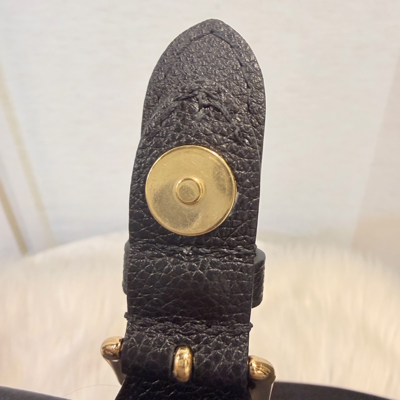 LV Diane 黑牛皮 皮革肩背帶 +斜背帶-20