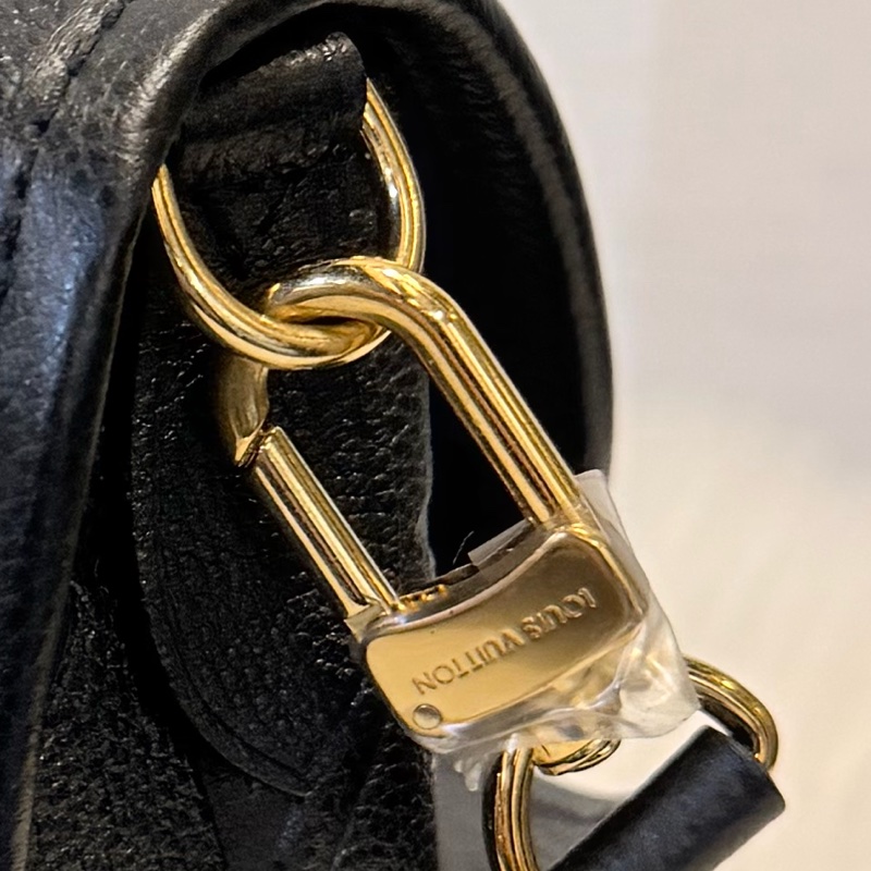 LV Diane 黑牛皮 皮革肩背帶 +斜背帶-27