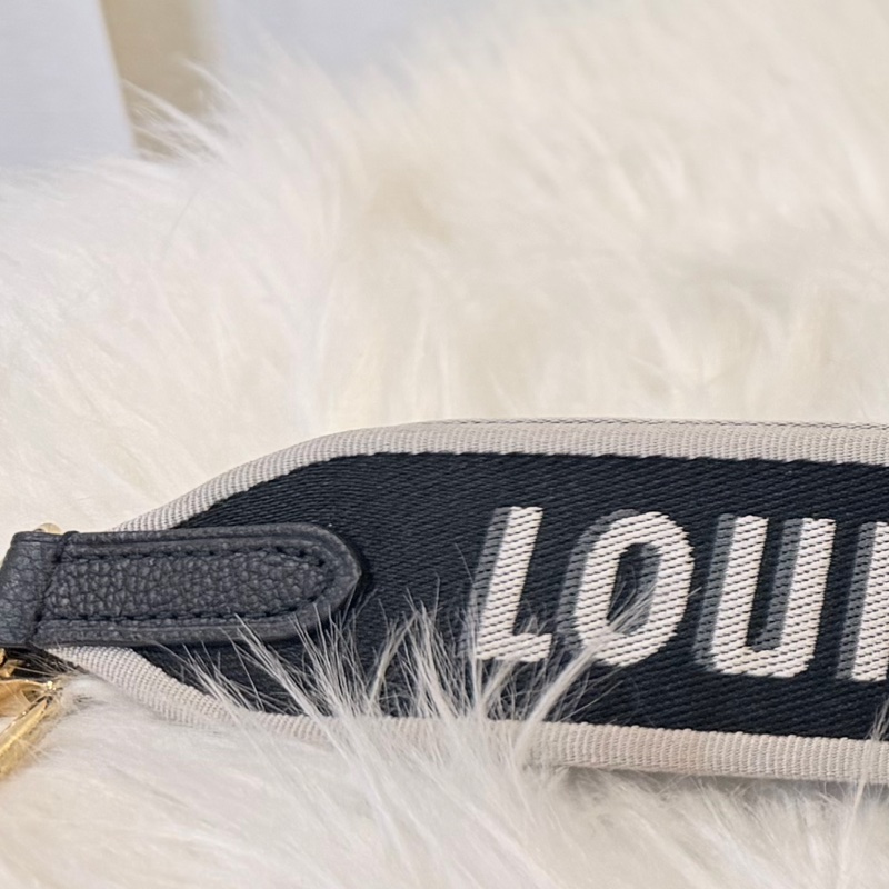 LV Diane 黑牛皮 皮革肩背帶 +斜背帶-28