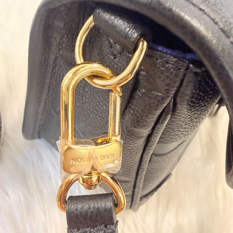 LV Diane 黑牛皮 皮革肩背帶 +斜背帶-30