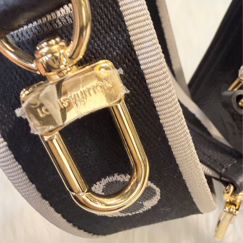 LV Diane 黑牛皮 皮革肩背帶 +斜背帶-38