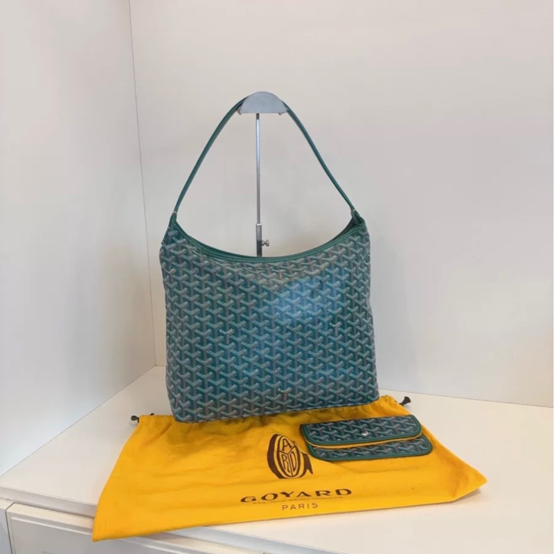 Goyard Boheme Hobo 绿色 子母腋下购物袋-2