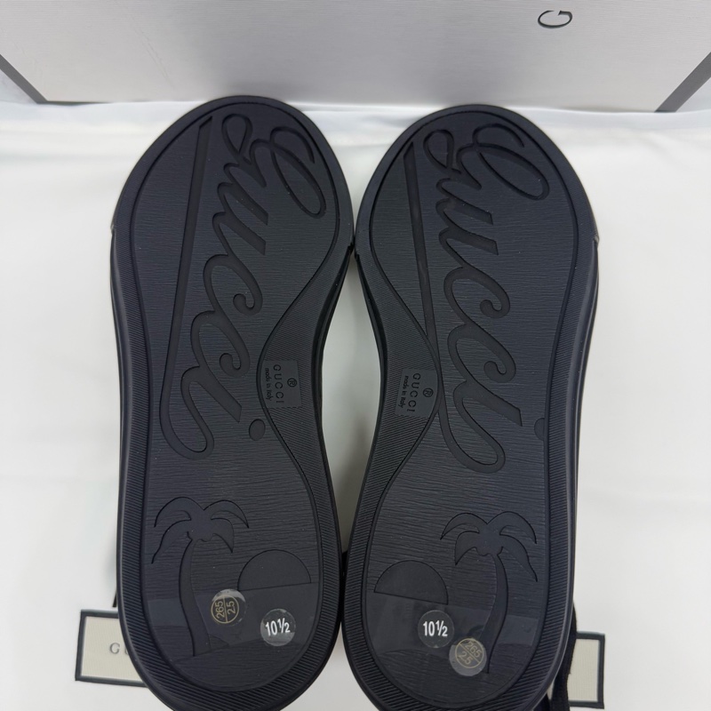 特惠價 Gucci 古馳 黑色 小牛皮 高幫鞋 尺碼：10.5碼44.5碼-4