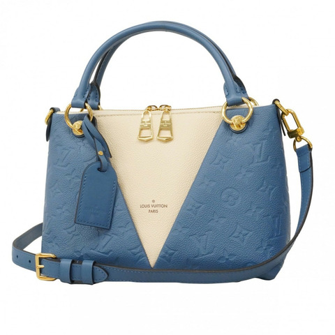 路易威登 Monogram Empreinte V Tote BB M44419 藍色牛仔布女士兩用包
