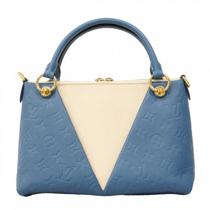 路易威登 Monogram Empreinte V Tote BB M44419 藍色牛仔布女士兩用包-9