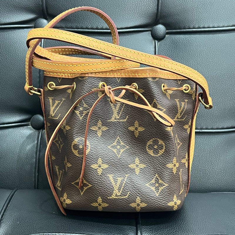 Louis Vuitton 路易威登 19編碼老花nano noe抽繩水桶-1
