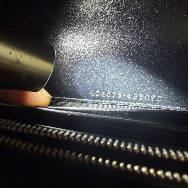 Gucci 古馳 馬蒙新款黑銀woc鏈條斜塊包 黑銀色、單包-4