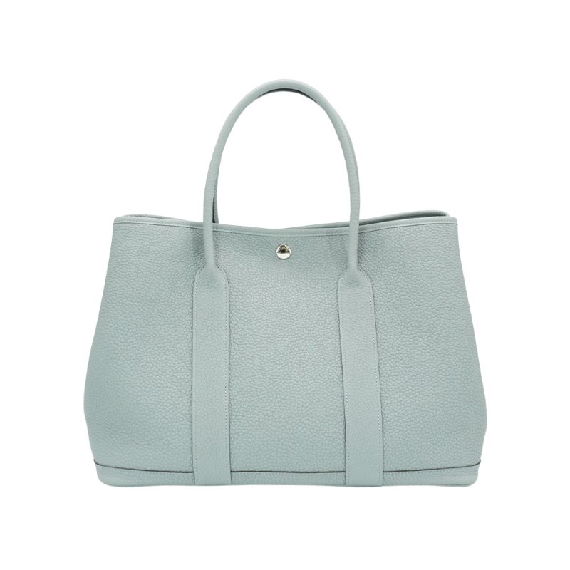 Herme Garden Party Togo牛皮銀釦手提包-36cm(P0木偶灰)-2