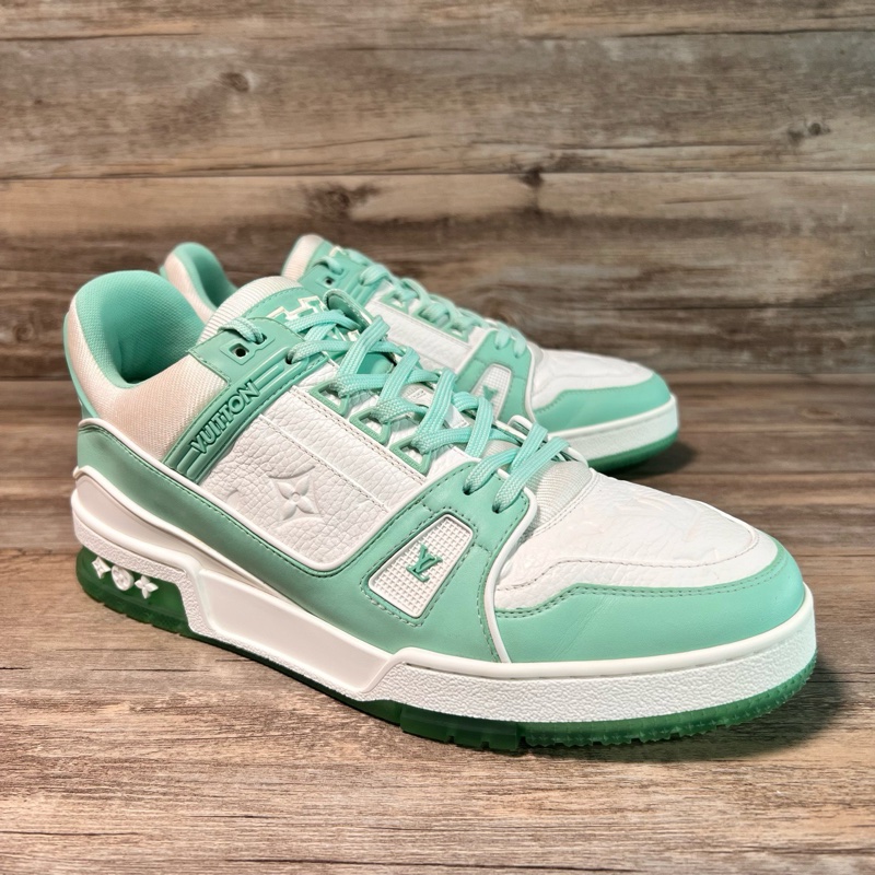 LV路易威登 trainer 蒂芙尼綠 白綠 薄荷綠  41碼-1