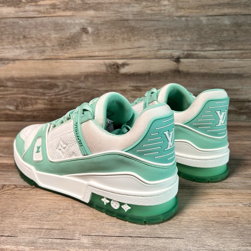 LV路易威登 trainer 蒂芙尼綠 白綠 薄荷綠  41碼-3