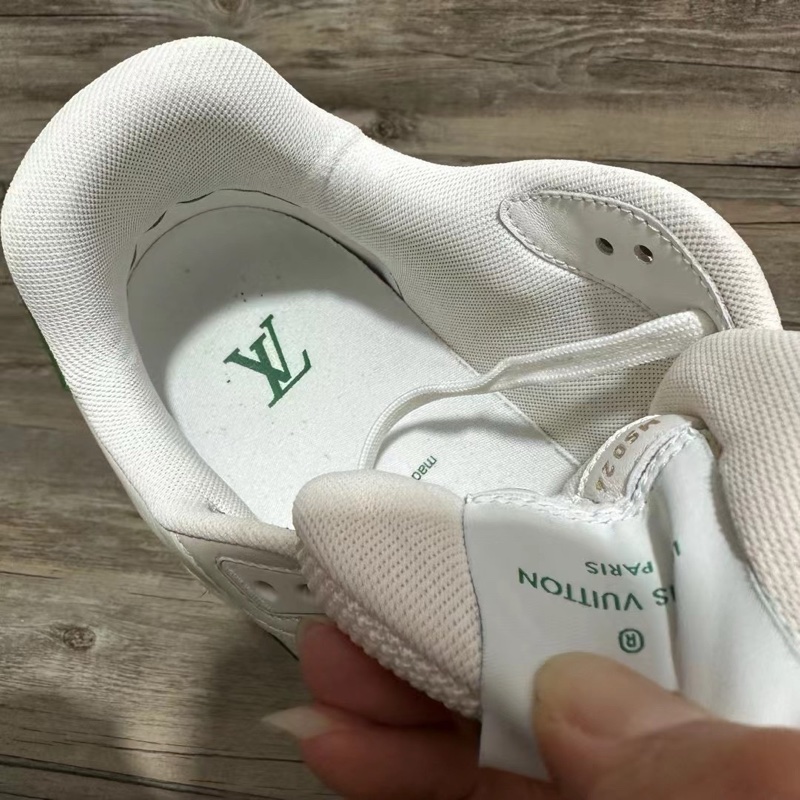 Louis Vuitton路易威登 trainer 白綠 魔術貼 43.5碼-7