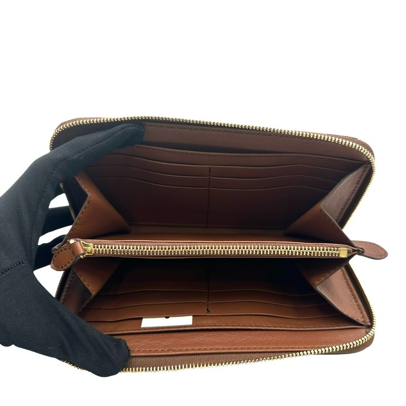 【美收精品】BURBERRY 格紋拼接長夾  C-503【隔月月中將轉賣至日本 上架期限30天】-8
