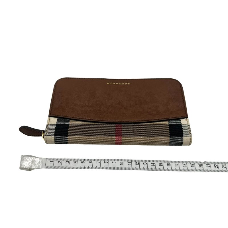 【美收精品】BURBERRY 格紋拼接長夾  C-503【隔月月中將轉賣至日本 上架期限30天】-11