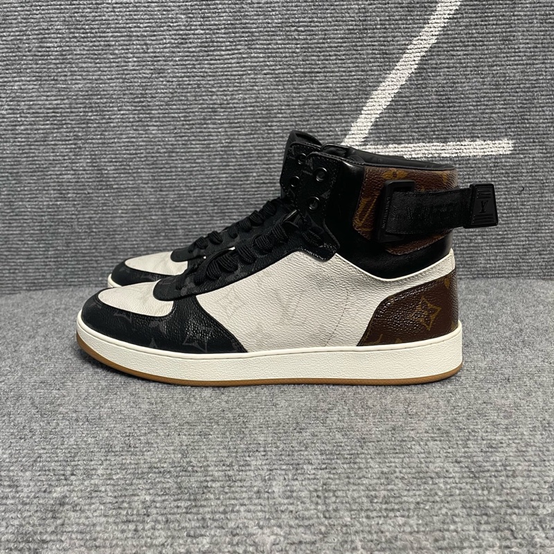 Louis Vuitton 路易威登三色老花高幫板鞋40碼🧡-0