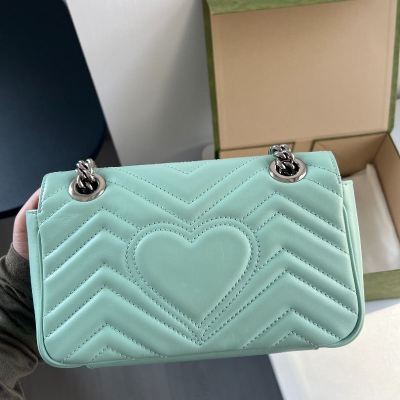 Gucci marmont小號 22*13*6cm 9新 配件塵袋盒子-3