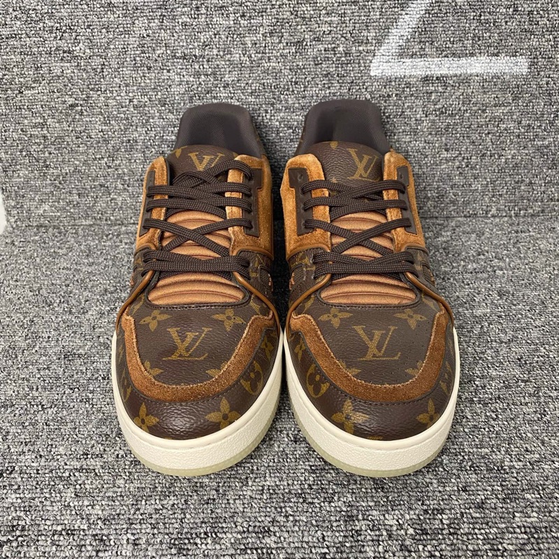 Louis Vuitton 路易威登 棕色老花板鞋尺碼 41碼 🧡-1