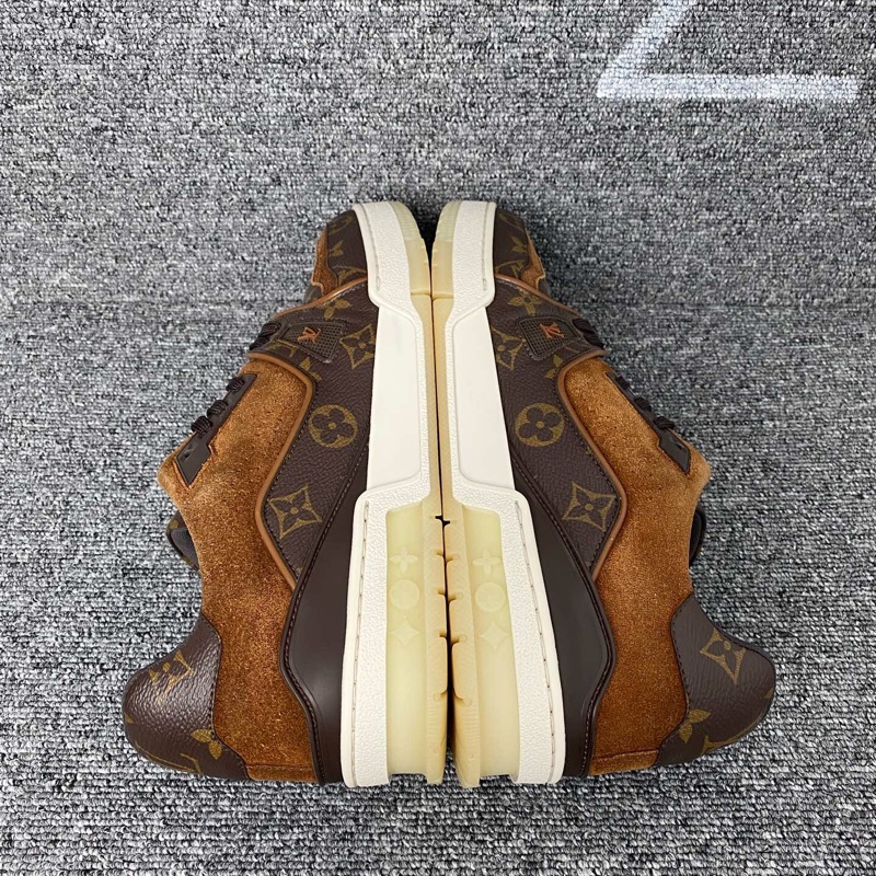 Louis Vuitton 路易威登 棕色老花板鞋尺碼 41碼 🧡-3