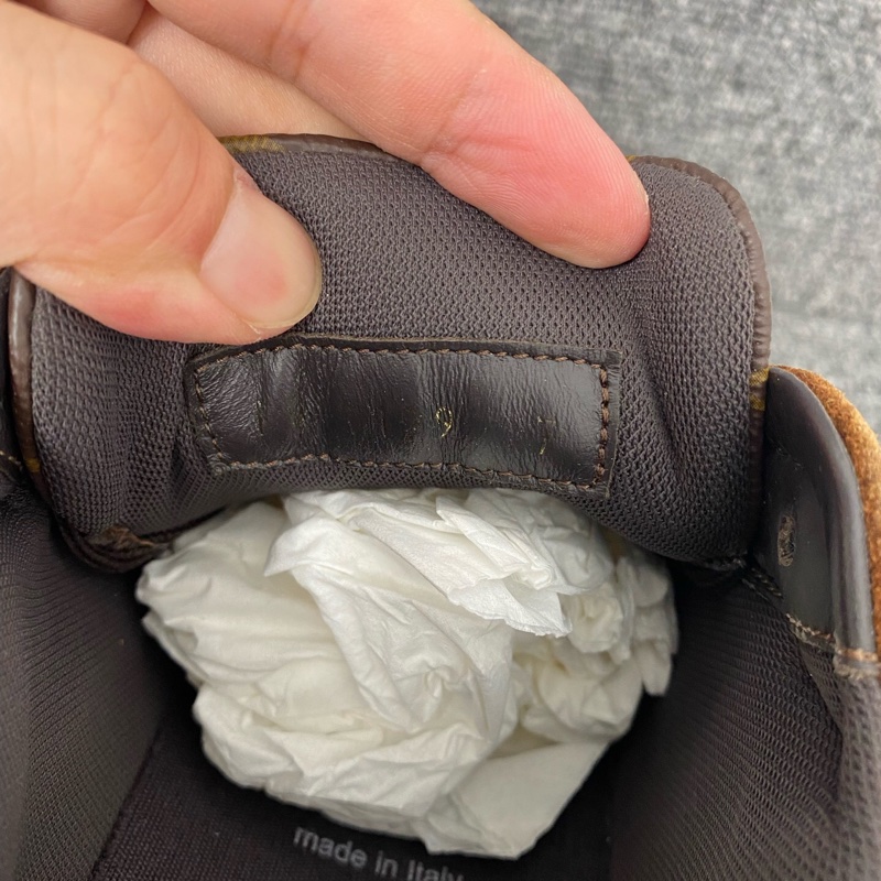 Louis Vuitton 路易威登 棕色老花板鞋尺碼 41碼 🧡-5