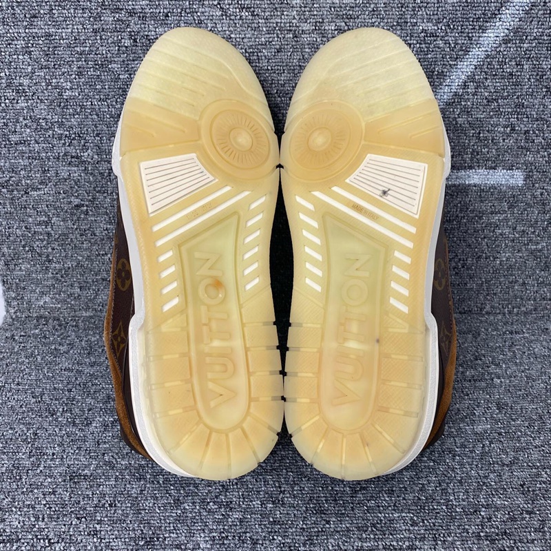 Louis Vuitton 路易威登 棕色老花板鞋尺碼 41碼 🧡-6