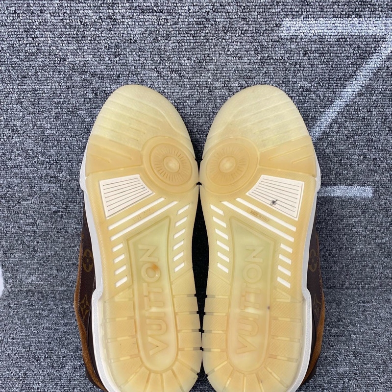 Louis Vuitton 路易威登 棕色老花板鞋尺碼 41碼 🧡-7