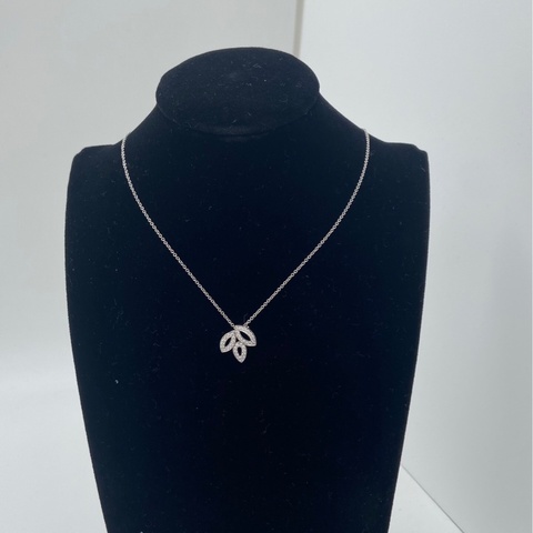 Harry Winston 海瑞溫斯頓lily cluster pt950材質，滿鑽女士鑽石項鍊