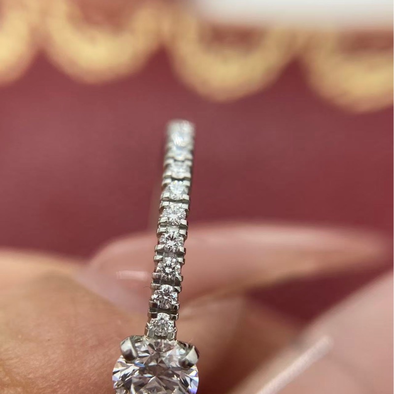 Cartier 卡地亚0.23克拉钻戒，净度：D，Pt950材质，23年购入，(原47码改46码）有盒子保卡-6