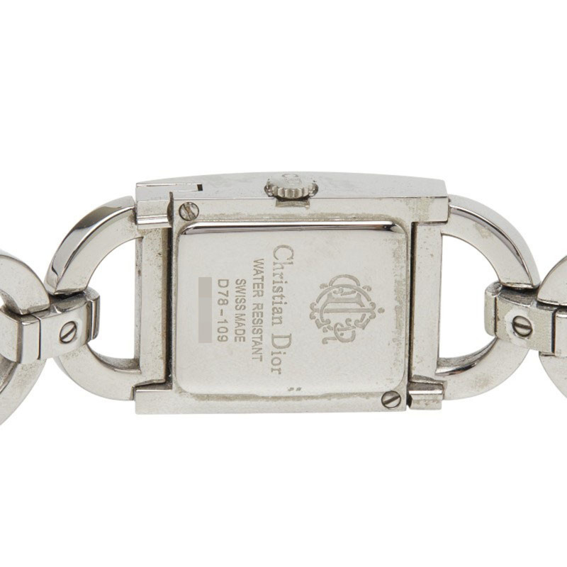 Dior Malice D78-109 石英腕錶，黑色錶盤，金屬錶殼，女款-2