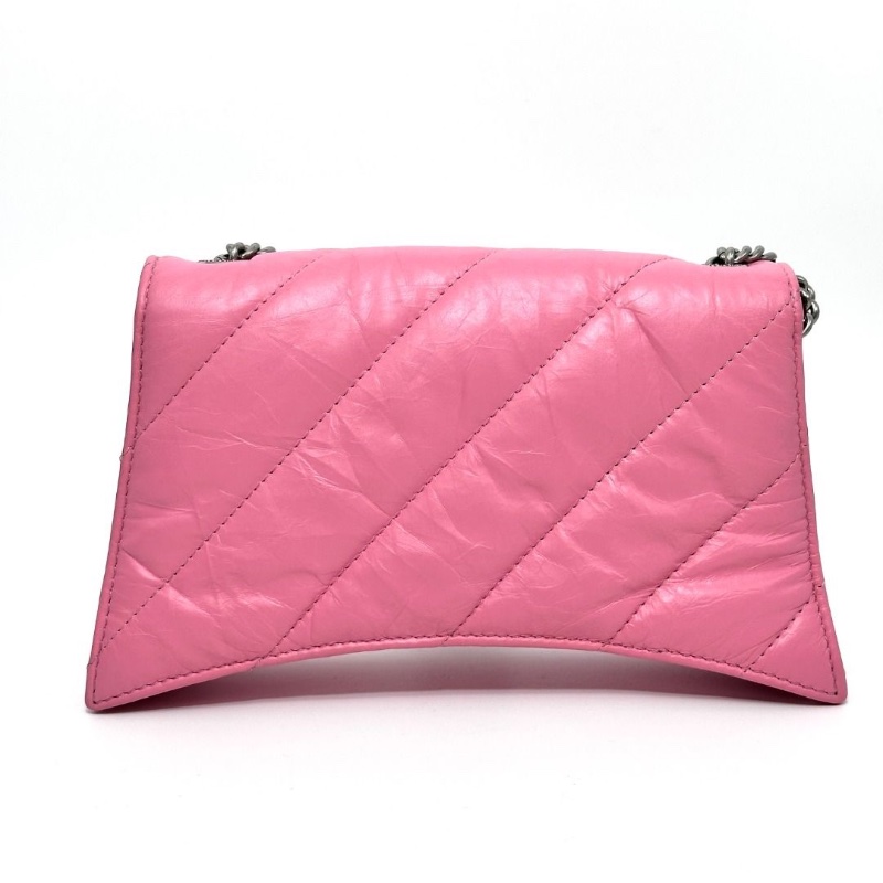 BALENCIAGA 粉色Crush 沙漏包 22*13*5  9新 配件塵袋-2