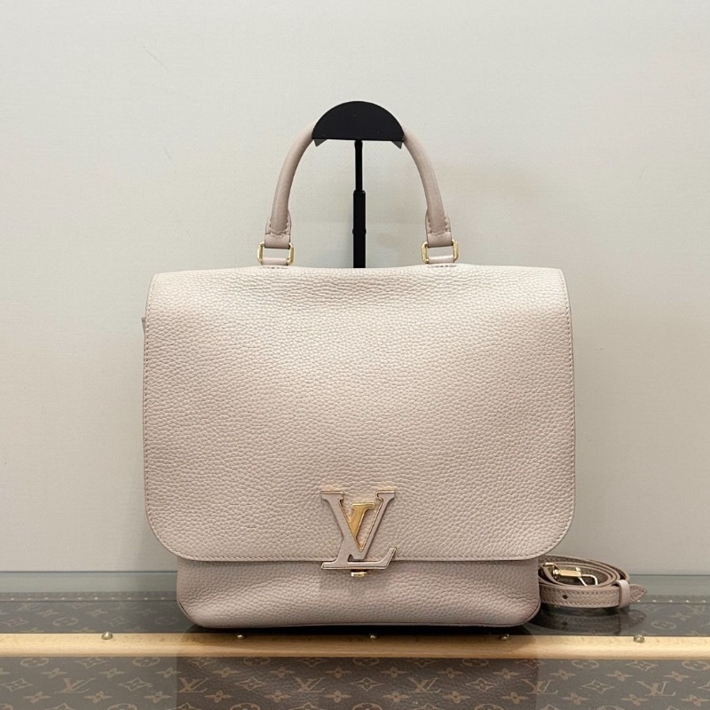 LV 大象灰金扣Volta牛皮 中號手提肩背斜背包 30*26*10.5 9新 配件塵袋-2