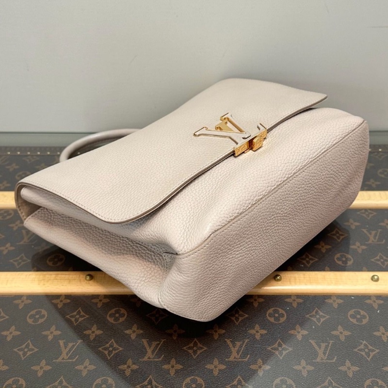 LV 大象灰金扣Volta牛皮 中號手提肩背斜背包 30*26*10.5 9新 配件塵袋-5