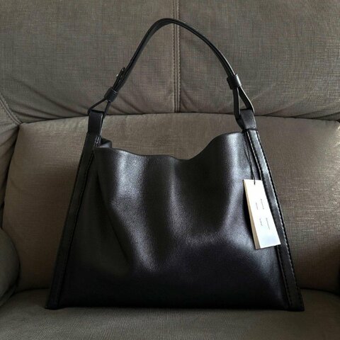 【Proenza Schouler】minetta bag_肩包/腋下包/手提包/真皮包/牛皮包_Black(黑)