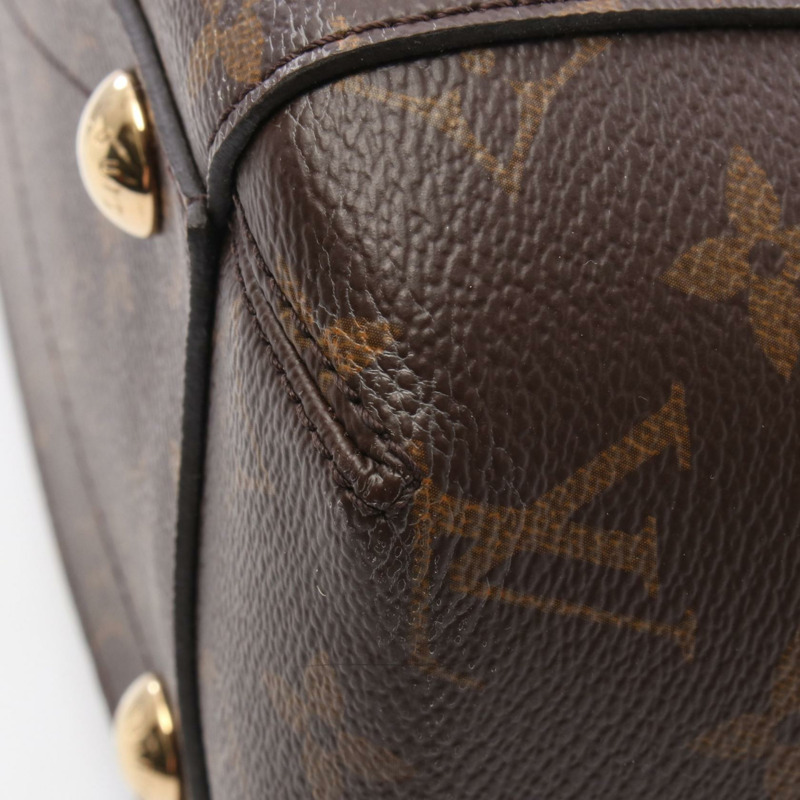 路易威登 Montaigne MM 單肩手提包 M41056 Monogram 帆布皮革二手-6