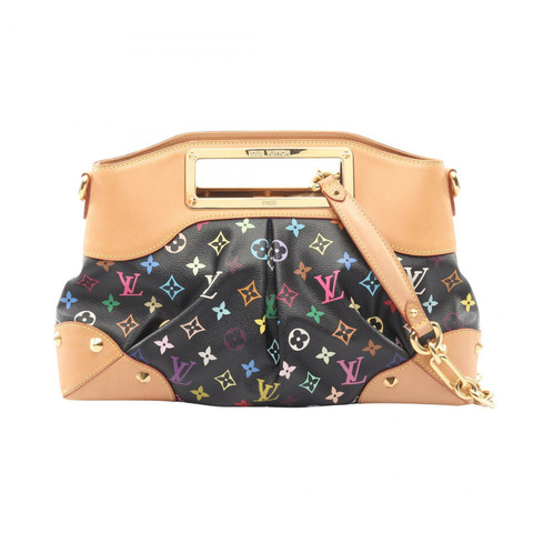 路易威登 Judy MM 單肩手提包 M40256 Monogram Multicolore 黑色二手 LV