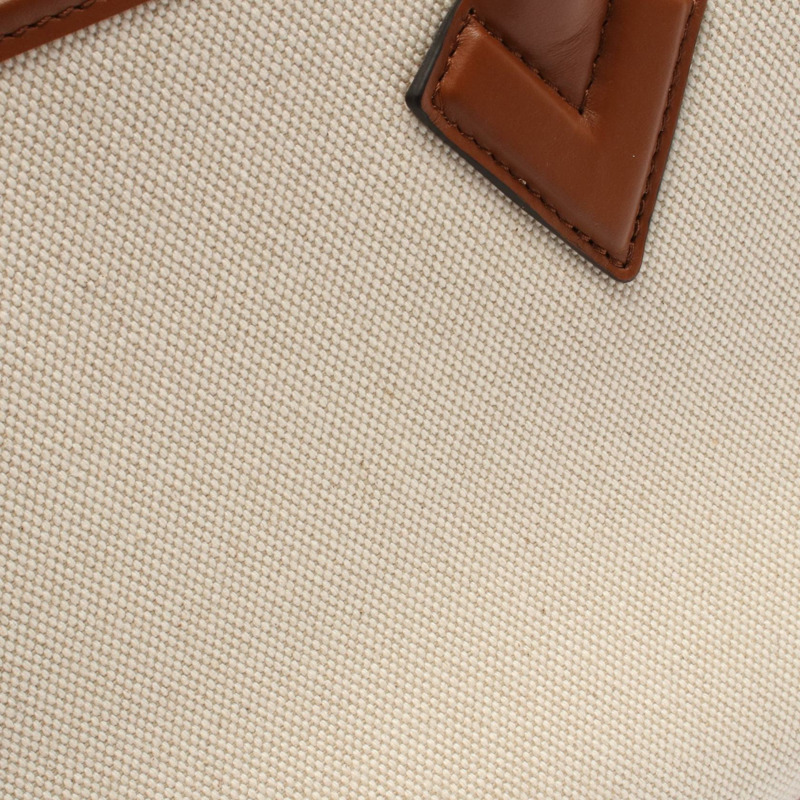 路易威登 On My Side MM 單肩手提包 M22191 帆布皮革 米色 二手 LV-4