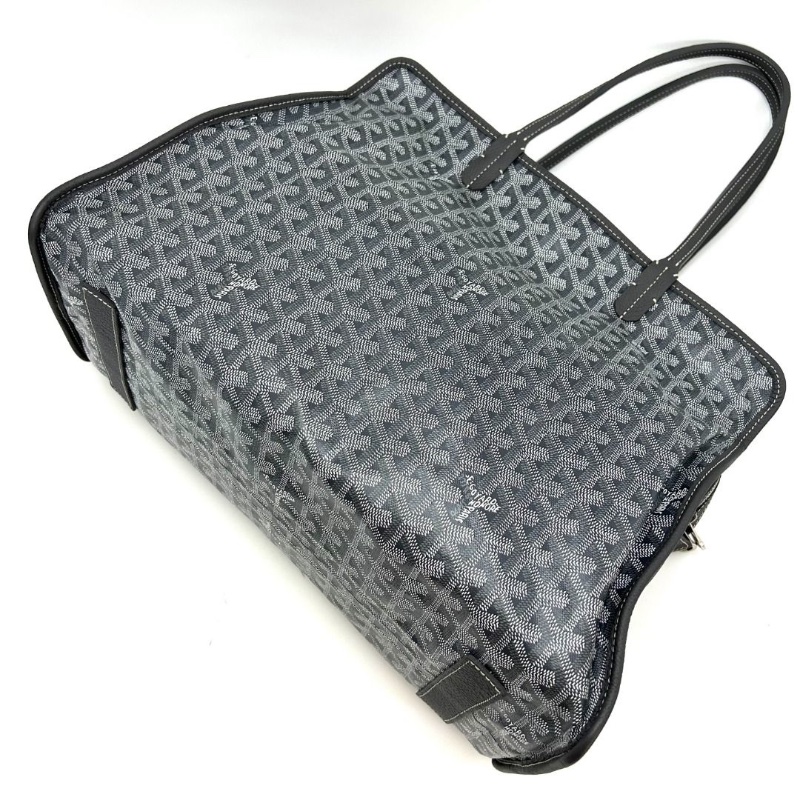 GOYARD hardy灰色Y字滿印子母托特包 40*30*17  9新 配件塵袋墊板-5