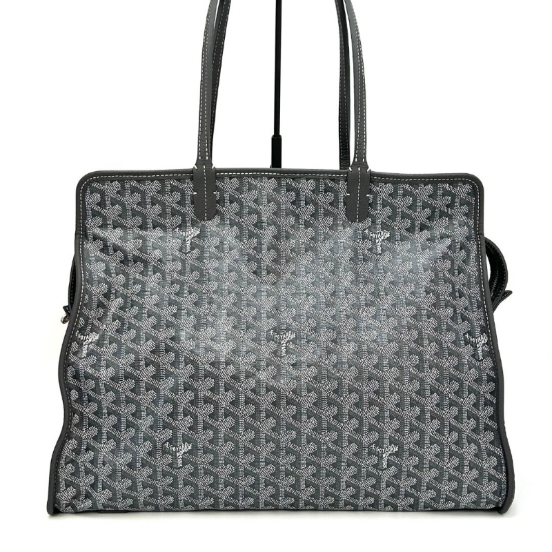 GOYARD hardy灰色Y字滿印子母托特包 40*30*17  9新 配件塵袋墊板-6