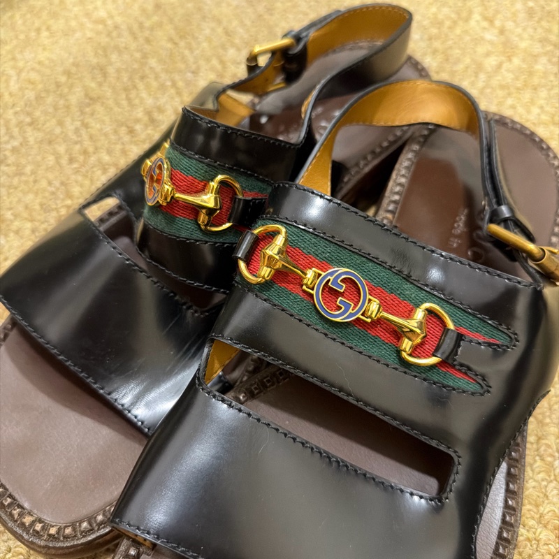 Gucci vintage horsebit sandal made in Italy-4