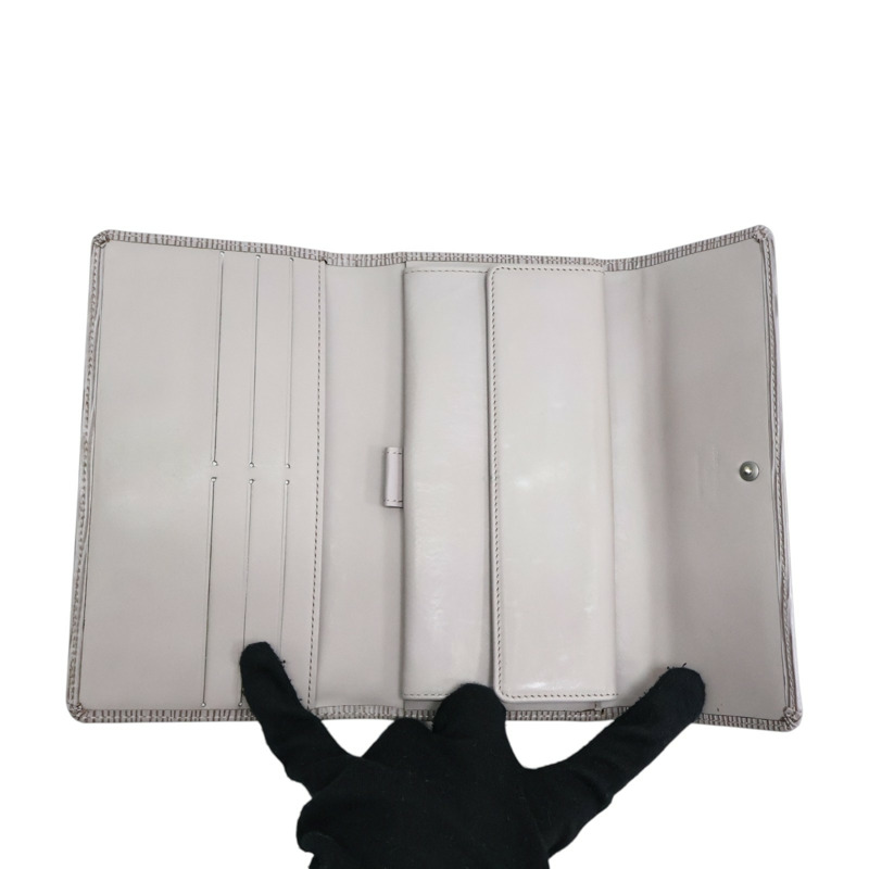 灰色 牛皮 Porte Tresor International 三折長夾【LOUIS VUITTON LV 路易威登】 M6338C-2