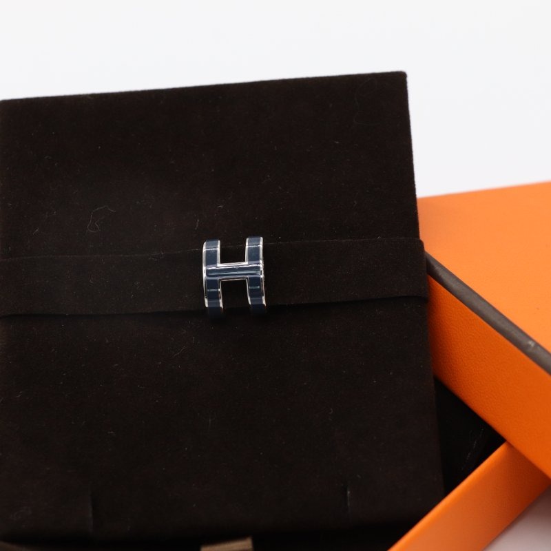 Hermès 愛馬仕 Mini Pop H 藍色 吊墜 （無鏈條）-1