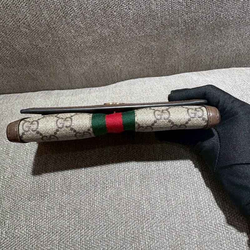 GUCCI  Ophidia GG 帆布長夾-4