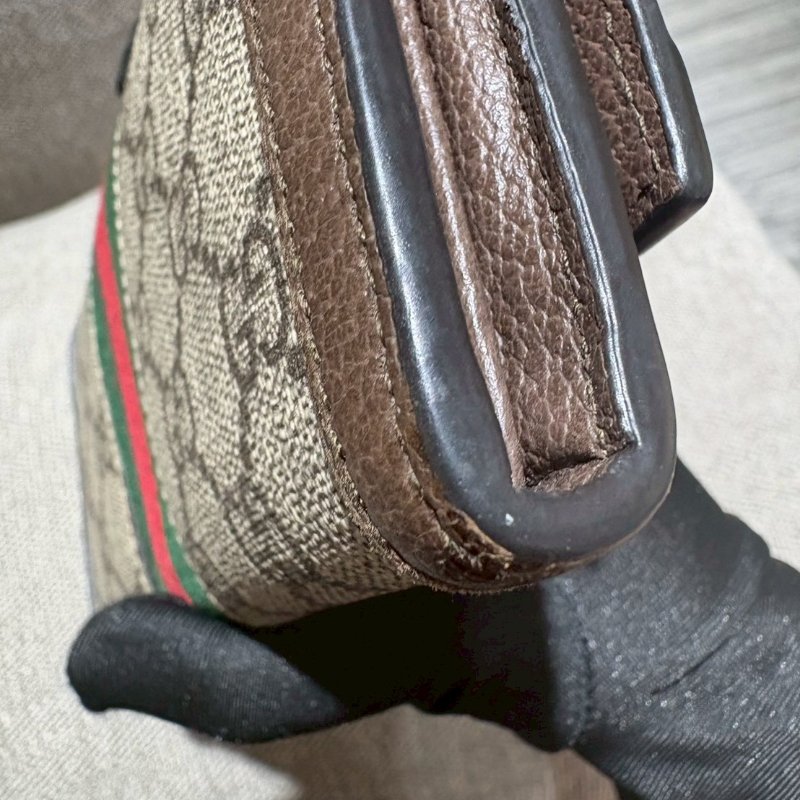 GUCCI  Ophidia GG 帆布長夾-16