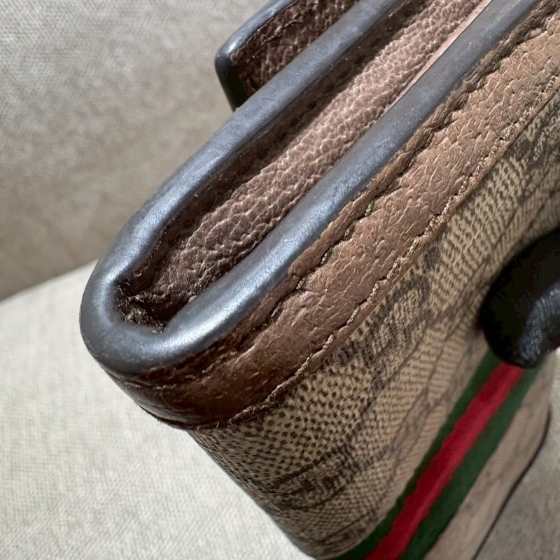 GUCCI  Ophidia GG 帆布長夾-19