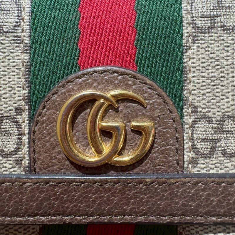 GUCCI  Ophidia GG 帆布長夾-26