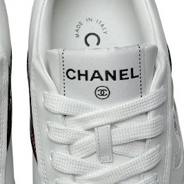 CHANEL 皮革低幫運動鞋 (意碼)-4