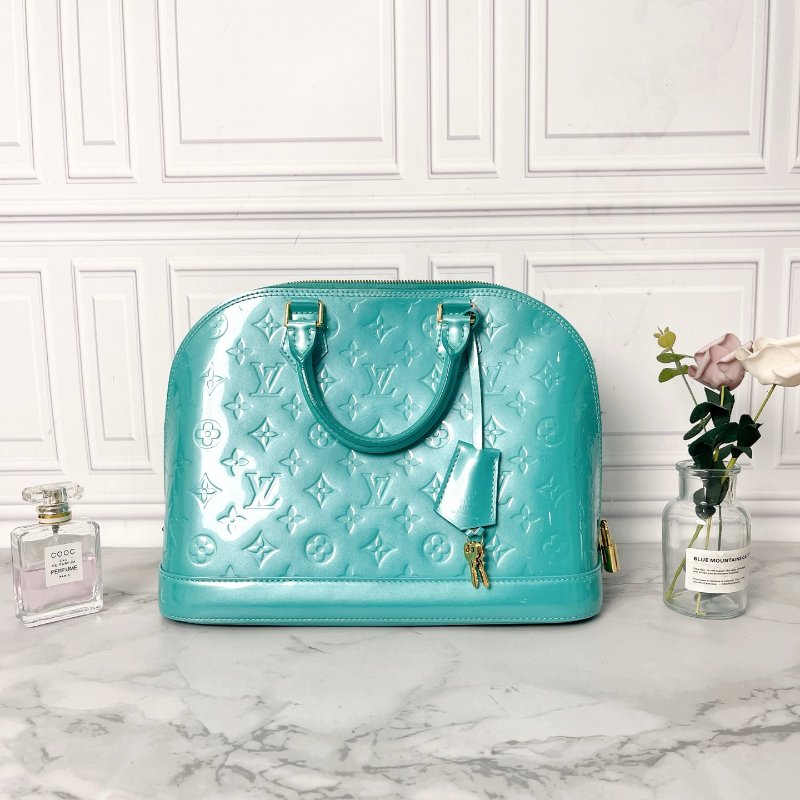 ️LV Alma PM貝殼手提包 31×21×14cm 98新配件盒子 塵袋 鑰匙 鎖-4