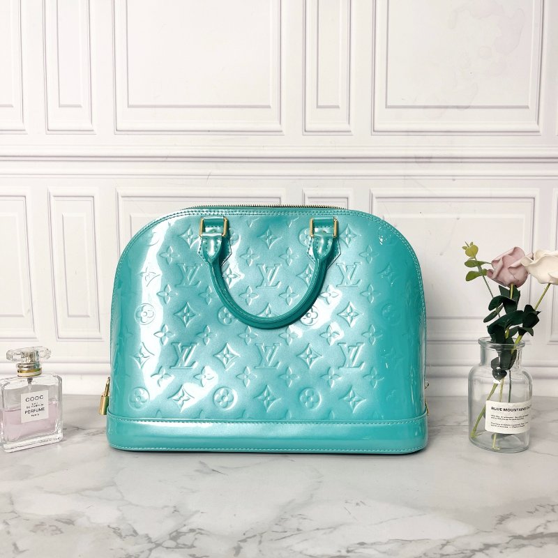 ️LV Alma PM貝殼手提包 31×21×14cm 98新配件盒子 塵袋 鑰匙 鎖-5