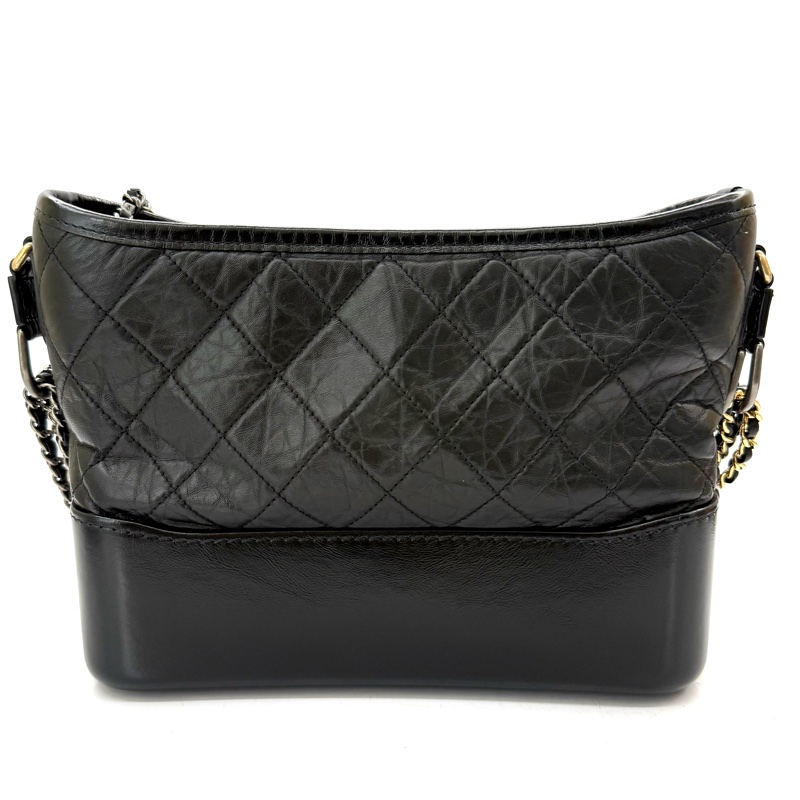 CHANEL 香奈兒 黑色GABRIELLE MEDIUM 流浪包（無卡）-1