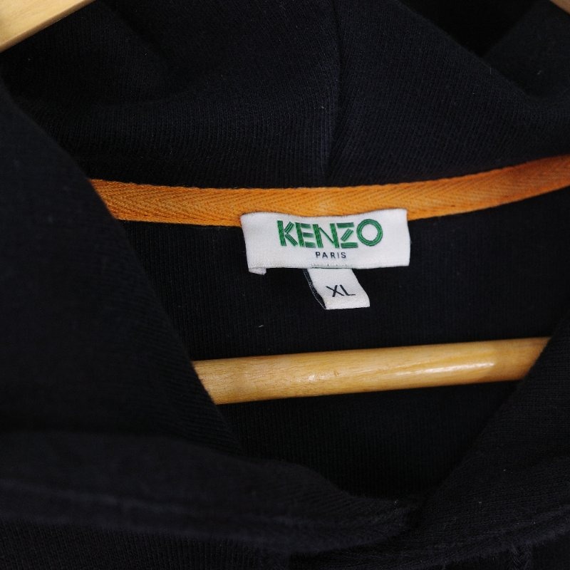 Kenzo 高田賢三 黑色經典眼睛 男裝 連帽衛衣-2